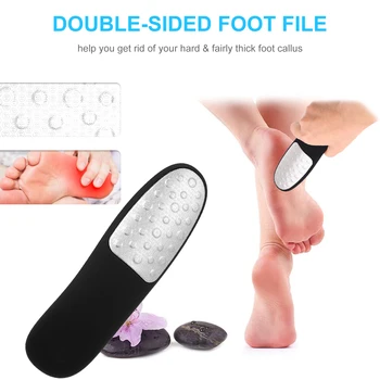 

Double-Sided Foot File for Callus Trimming & Callus Removal Reusable Cracked Skin Corns Callus Remover Feet Rasp Pedicure Tool