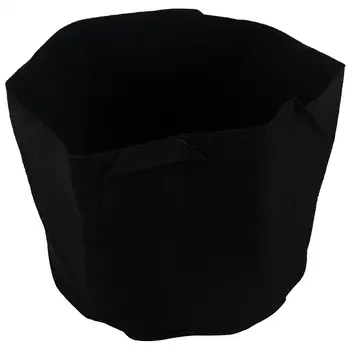

Round Fabric Pots Plant Pouch Root Container Grow Bag Aeration Pot Container, 7 Gallon