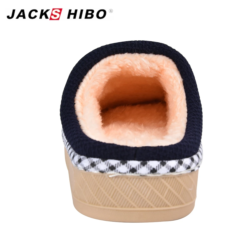 JACKSHIBO/зимние детские тапочки Детские Зимние домашние с рисунком кролика для
