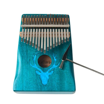 

Thumb Piano 17 Keys Kalimba, Finger Piano,The Best Musical Instrument Gift for Kid and Adults Beginners( Deer Shape)