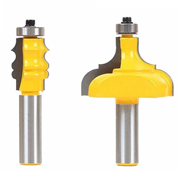 

ABSF 2Pcs 1/2 Shank Picture Frame Router Bits Tenon Cutter C3 Carbide Line Bit Woodworking Milling Cutter for Wood