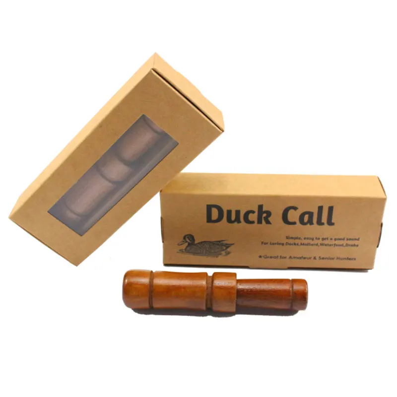 

Hunting Decoy Caller Whistle Wood Deluxe Duck Call Game Rook Hunter Special Bionic Duck Decoy Hunting Caller Whistle