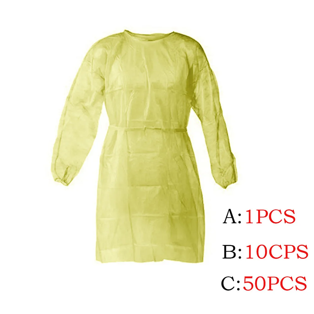 Disposable Non woven Apron Disposable Cleaning Clothing Adjustable Dust