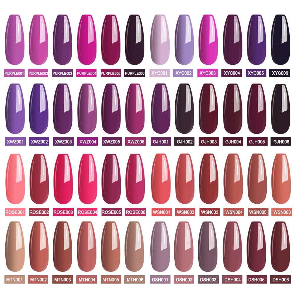 MIZHSE Гель лак 6 шт. набор для дизайна ногтей Esmaltes Para Pintar Unha личный лейбл УФ гель