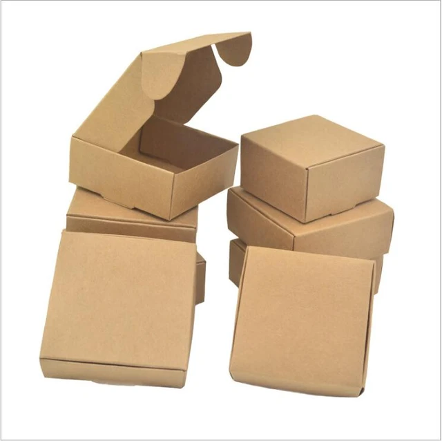 Kraft Paper Cardboard Box, Kraft Paper Jewelry Box