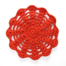 Высокое качество новорожденного ребенка сплошной цвет вязание крючком одеяло круглый ковер для фотографии