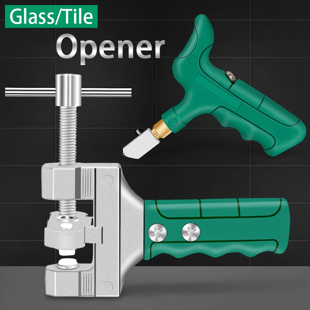 Aluminium alloy Hand Grip Tile Cutter Divider Glass Cutter Opener Breaker Handheld Glass Tile Quick Opening Set for Glass Tiles
