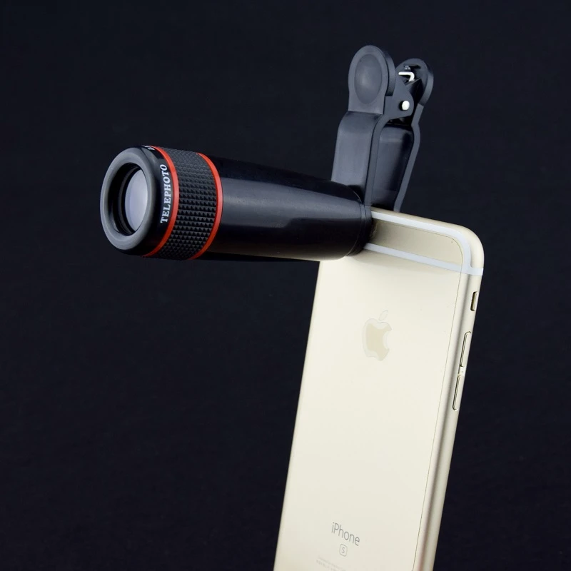 

8x Mobile Phone Lens Clip Optical Monocular Hunting Zoom Telescope Lens HD Smartphone Camera Lens for Phone