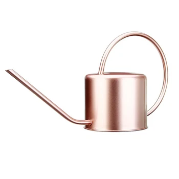 

1300Ml Watering Can Metal Garden Stainless Steel for Home Flower Water Bottle Easy Use Handle for Watering Plant Long