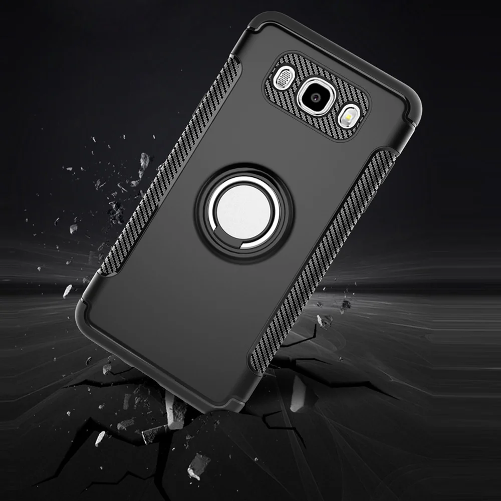 Чехол с кольцом для Samsung Galaxy J3 J5 J7 2016 J76 J56 J36 гибридный бронированный