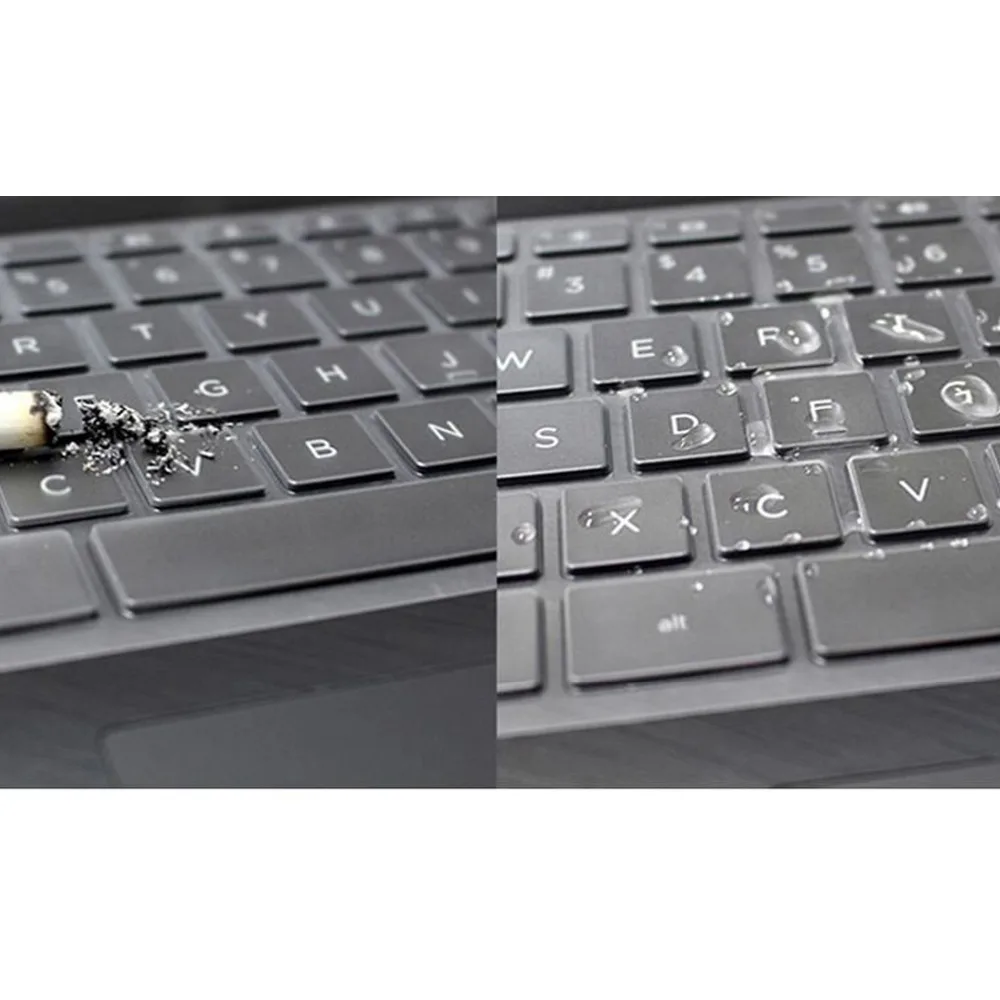 Besegad тонкая прозрачность ТПУ Клавиатура протектор защитный чехол для microsoft Surface Pro3 Pro4 ноутбук Go