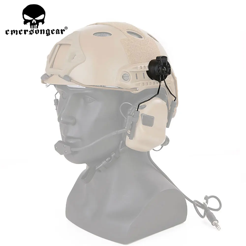 

EMERSONGEAR тактические направляющие для шлема Вращающийся адаптер Комплект крепления поворотный кронштейн набор страйкбола гражданского наружного стрельбы BD9570