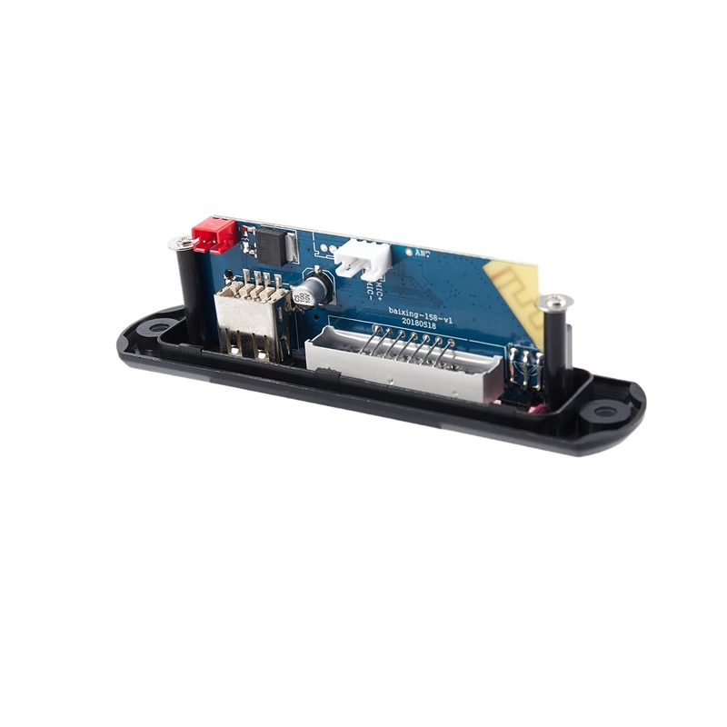Автомобильный аудио Bluetooth USB SD TF MP3 WMA декодер доска 12 В беспроводной аудио модуль аудио плеер модуль WMA доска динамик