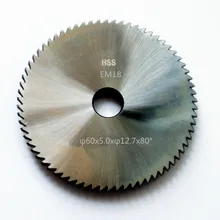 EM18 угловая фреза φ60x5. 0xφ12. 7x80° HSS ключ резак для GL-030, GL-320, FLASH008 ключ резки