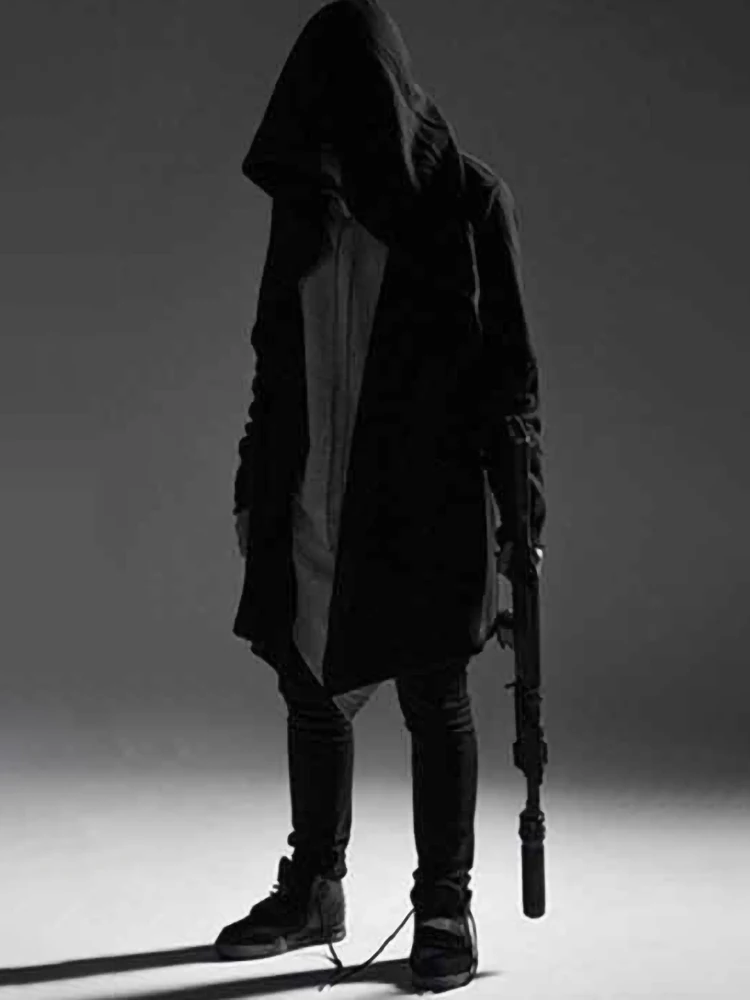 Hip Hop Hoodie Men Black Gothic Streetwear Alan Walker Cardigan Sweatshirt Hip Hop Hoodie Men Black Gothic Streetwear Alan Walker Cardigan Sweatshirt