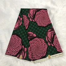 Полиэстер качество нигерийский Chitenge Анкара ткань Гана Kente воск Африканский Kitenge печать ткань для ткани в 6 ярдов WD30