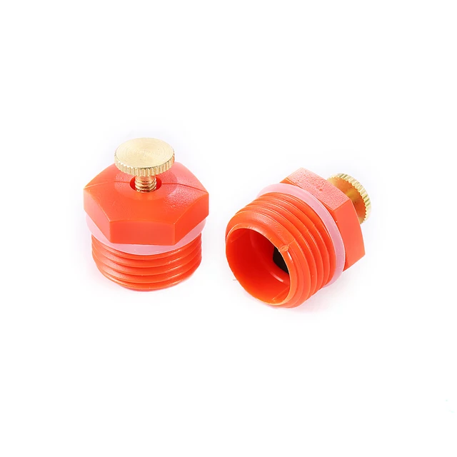 Kerti Sprinklerek Műanyag Pázsit Öntöző Sprinkler Fejek 1/2 "Férfi Szál 360 Fokos Állítható Refrakció Porlasztó Fúvókák