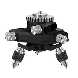 Used for laser level meter tripod 360 rotating base, suitable for 1/4 or 5/8 inch interface level bubble fine-tuning micro base