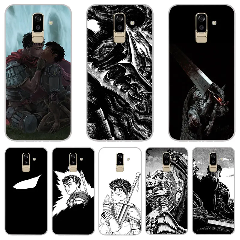 Anime BERSERK матовый Силиконовый чехол для Samsung Galaxy J3 J5 J7 A3 A5 A7 2016 2017 ТПУ задняя