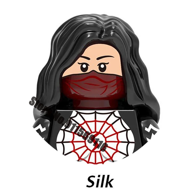 Superhero Spiderman Suit Building Blocks Bricks Mysterio Peter Parker Miles Morales Action Figures Kids Toys Christmas Gifts I-X1463