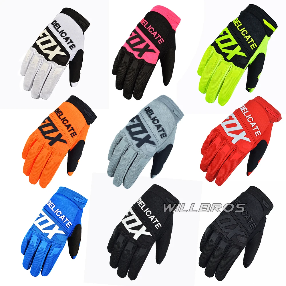 

Delicate Fox Gloves Guantes Motocross Motorbike Motorcycle Mountain Bicycle Offroad Luvas For Men Woman Unisex