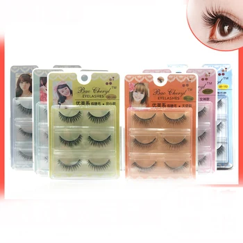 

30 boxes/lot3D chemical fiber false eyelash natural simulation stereo eyelash multi series
