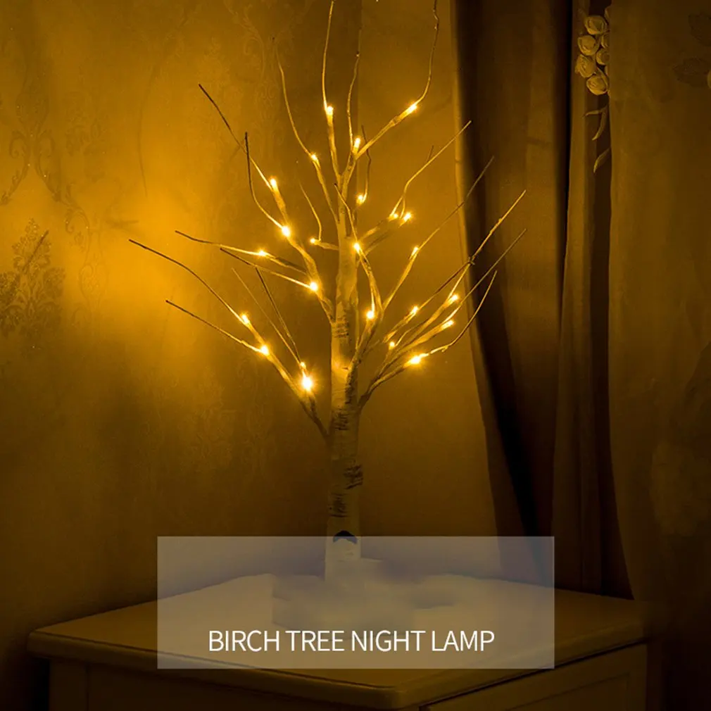 

Christmas Birch Tree Lamp Decoration LED Switch Control Simulation Tree Shape Christmas Decoration Light Landscape Light Strings
