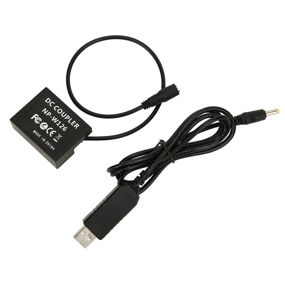 USB интерфейс для NP-W126 полное декодирование адаптер фиктивного аккумулятора Fuji X-T1