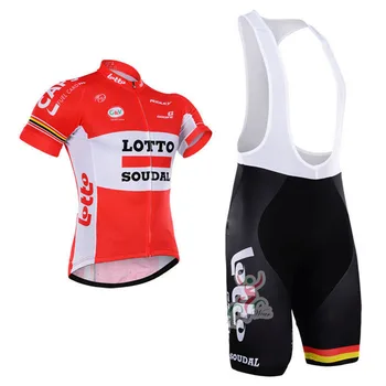 

NEW!cycling jersey 2019 pro team LOTTO cycling clothing+9D gel pad bike MTB Ropa Ciclismo mens summer bicycle wear Maillot set