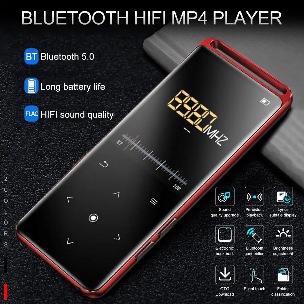 Fm-радио MP3 Электронная книга M6 1,8 дюймов 16G сенсорный экран Bluetooth лирика английская обучающая карта подключаемый плеер