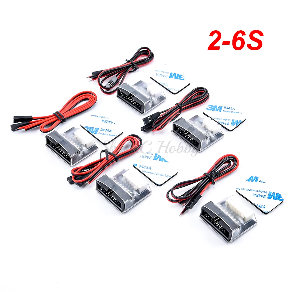 1PCS Multi-function Lithium Battery Balanced Plug Power Supply Board Balance 2-6S Support 8 Outputs for RC Aircraft Airplane | Игрушки и