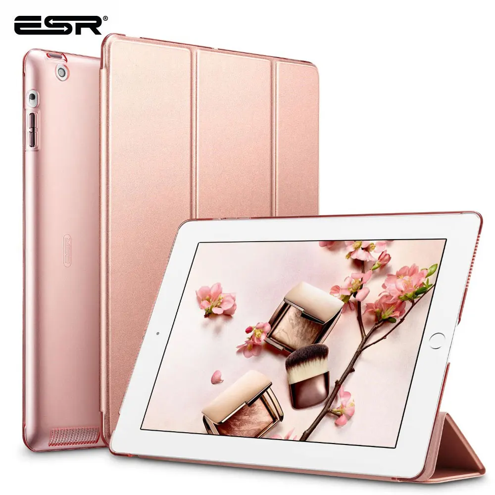 Чехол ESR для iPad 2 3 4 9 7 дюйма Yippee цветной Ультратонкий чехол-подставка тройного