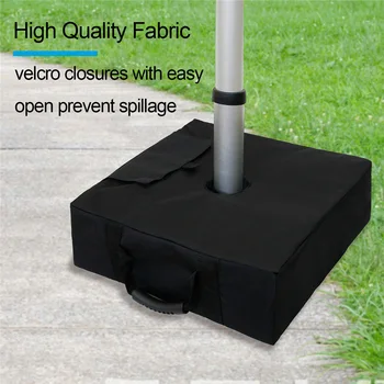 

Tent Sandbag Sunshade Parasol Umbrella Base Supported Black 1pcs 1x 1*