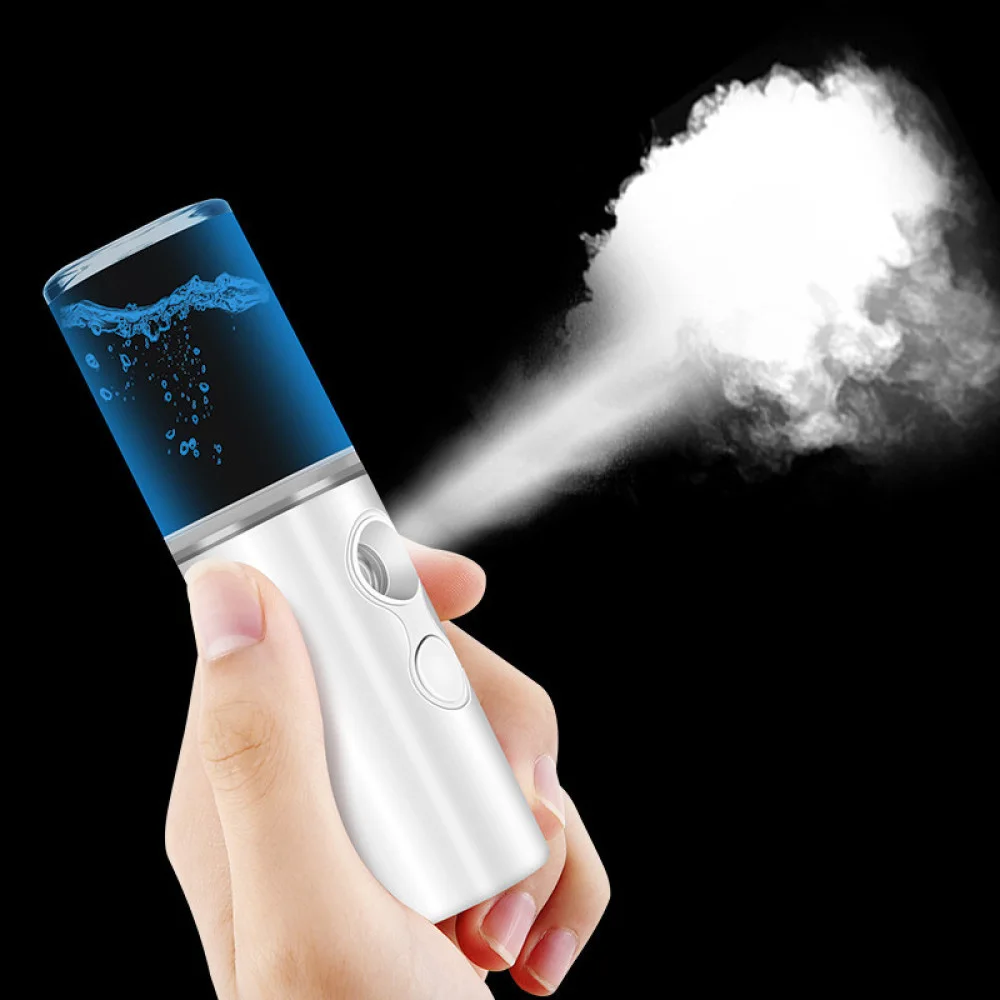 

Humidifier,Portable Nano Facial Humidifier USB Hydration Spray Air Humidifier Hand-held Facial Steamer For Home Car Office