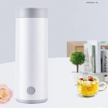

Kettle Travel Electric Water Mini Portable Thermos Smart Teapot Heating Cup Milk Boiling Boiler Stainless Steel Metal Bottle