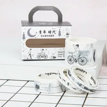 Молодежная Эра Смешанная лента васи свежая ручка альбом дневник DIY декоративная наклейка васи лента набор