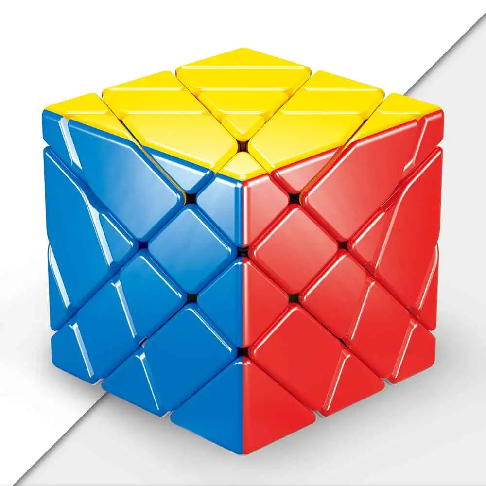 FanXin 4x4x4 Пирамида треугольная 4 слоя 3x3 2*2 Дуо пирамины оси волшебный куб