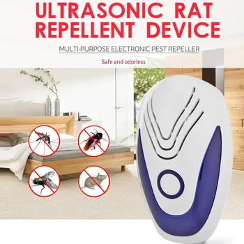 

Ultrasonic Mosquito Insect Killer Electronic Cockroach Rat Pest Repellent EU/US Plug Mosquito Insect Killer Pest Repeller 2020