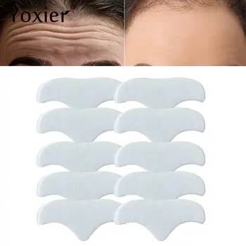 

10pcs Forehead Stickers Anti-wrinkle Anti-aging Moisturizing Locking Water Nourishing Smoothing Forehead Lines Beauty Skin Care