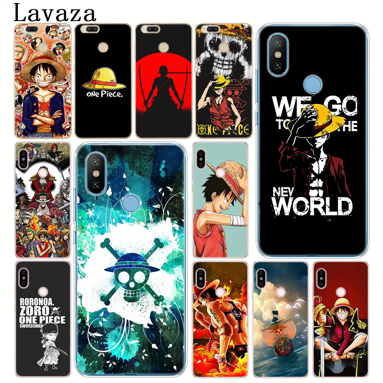 

Lavaza Cute One Piece Luffy Hard Phone Cover Case for Xiaomi MI Redmi 7A 6A 5A 4A GO S2 K20 Note 7 5 4 4X 6 Pro Plus