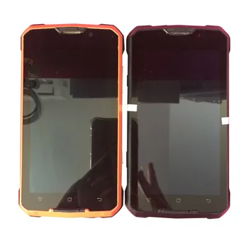 For SANTIN Armor Lcd Touch Screen Panel Display Sensor Front Glass Lens Replacement Digitizer Assembly Complete Frame