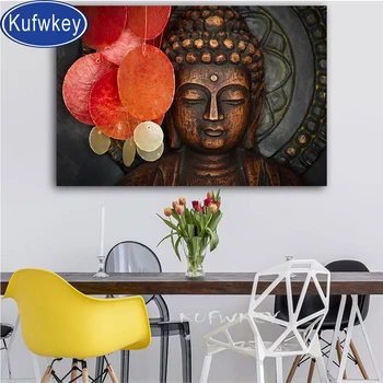

buddha statue,diamond painting cross stitch set 5d diamond embroidery full square round drill mosaic puzzles Religious icon,