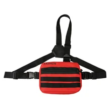 Уличная сумка Оксфорд многофункциональные нагрудные сумки с молнией Велоспорт Бег Альпинизм Мода Регулируемая Повседневная сумка