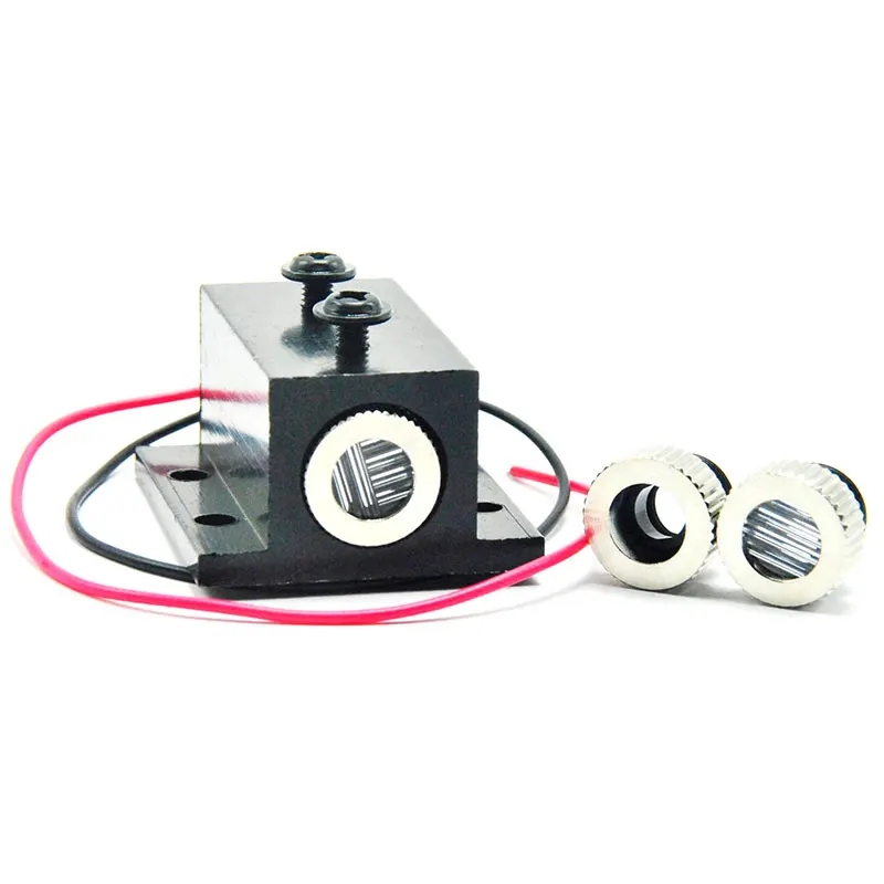 

Focusable 650nm 30mW Red Laser Diode Module w Focus Dot/Line/Cross Collimator Lens & Heatsink