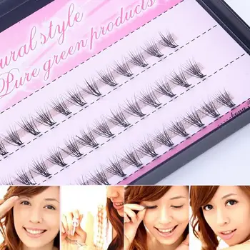 

New False Eyelashes Natural Long Curl Synthetic Hair Individual Eye Lashes Professional Beauty Makeup Grafted eyelashes