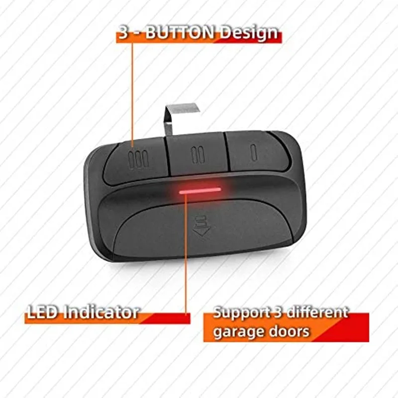 50pcs Face to Face Copy Garage Door Opener Remote