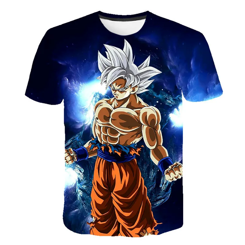 1527 Футболка для взрослых Аниме Dragon Ball Super Saiyan, новинка, летняя Высококачественная Мужская Футболка реглан, повседневные футболки, S-6XL - Цвет: 1527