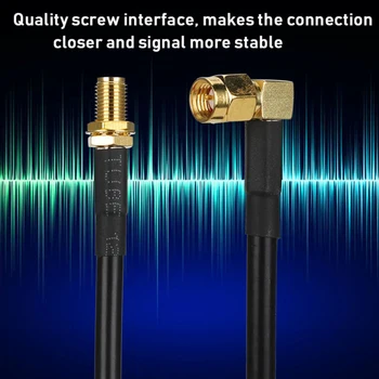 

SMA Female To Male Antenna Cable Wire Connector Replacement For Baofeng UV-9R
