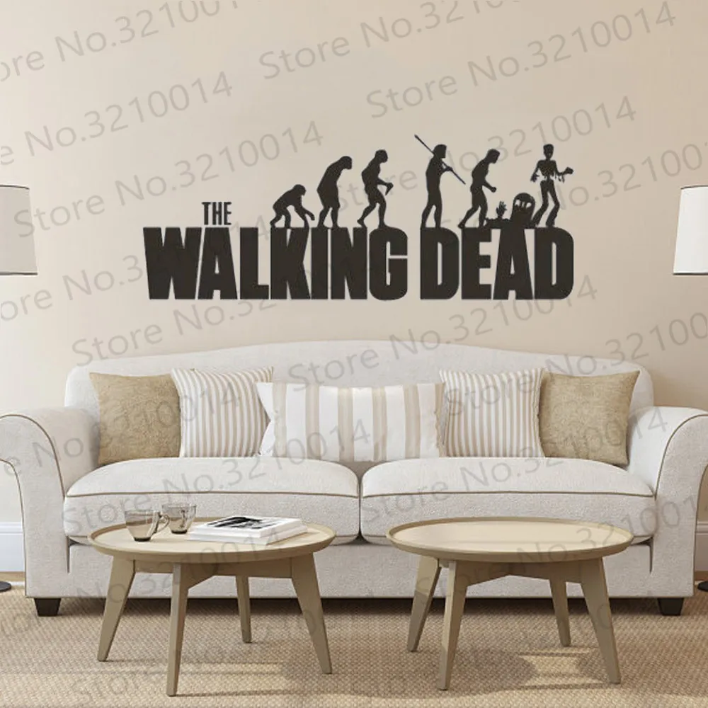 

Zombie Evolution The Walking Dead Wall Sticker Evolution Wall Decal PW456