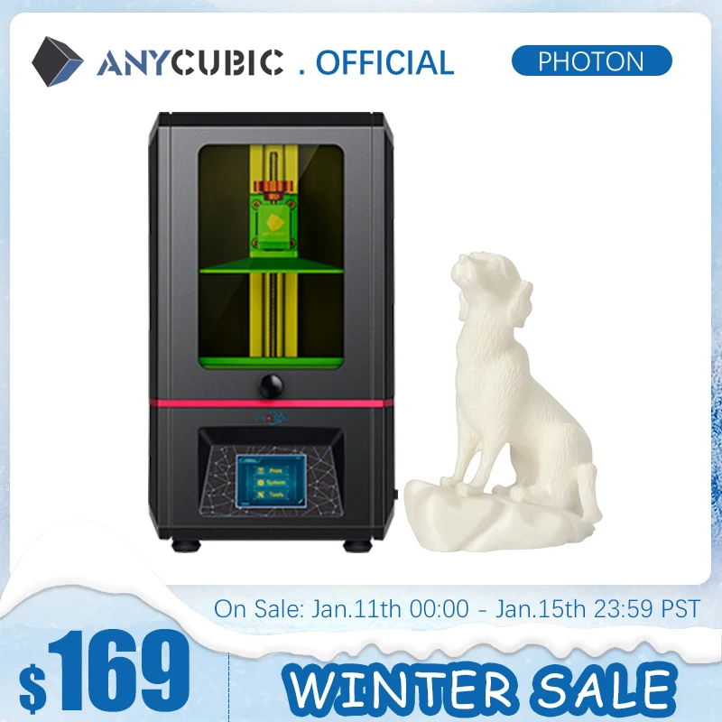 SLA 3D принтер ANYCUBIC Photon УФ полимер 2K ЖК дисплей Автономная печать|impresora 3d|anycubic 3d printer3d